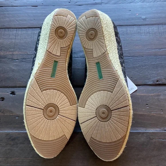 Grasshoppers shoes Black Open Toe Wedge Size 9.5 medium Purefit Comfort NEW - Picture 6 of 6